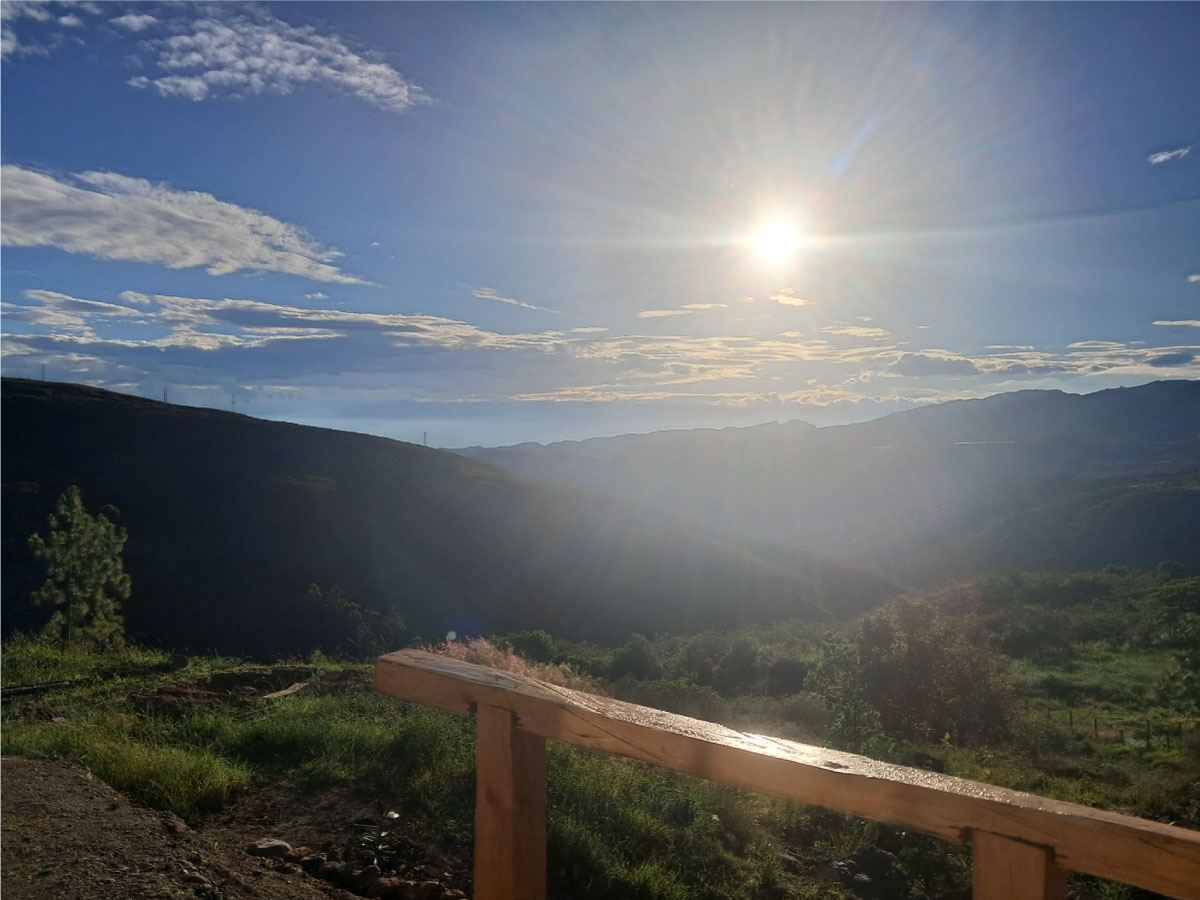 Amanecer sobre el territorio, Vereda La Cacica, Zapatoca